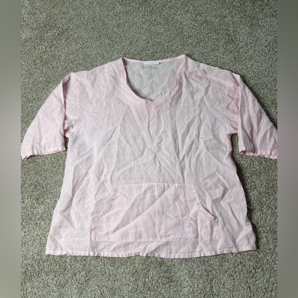 bryn Walker Linen Top S